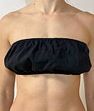 Жіночий одноразовий топ бадно для спа-процедур, масажу, лазні (100% бавовна) великого розміру L-XL, фото 2