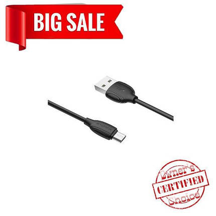 USB кабель Borofone BX19 Micro 1m чёрный, фото 2