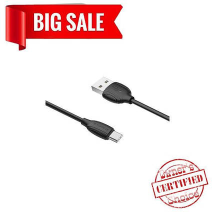 USB кабель Borofone BX19 Type-C 1m чёрный, фото 2