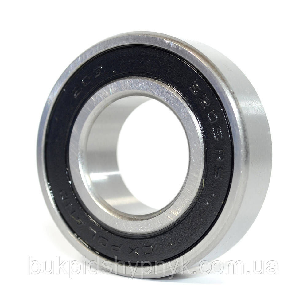Підшипник кульковий CX 6203 2RS (180203) (17x40x12), фото 1
