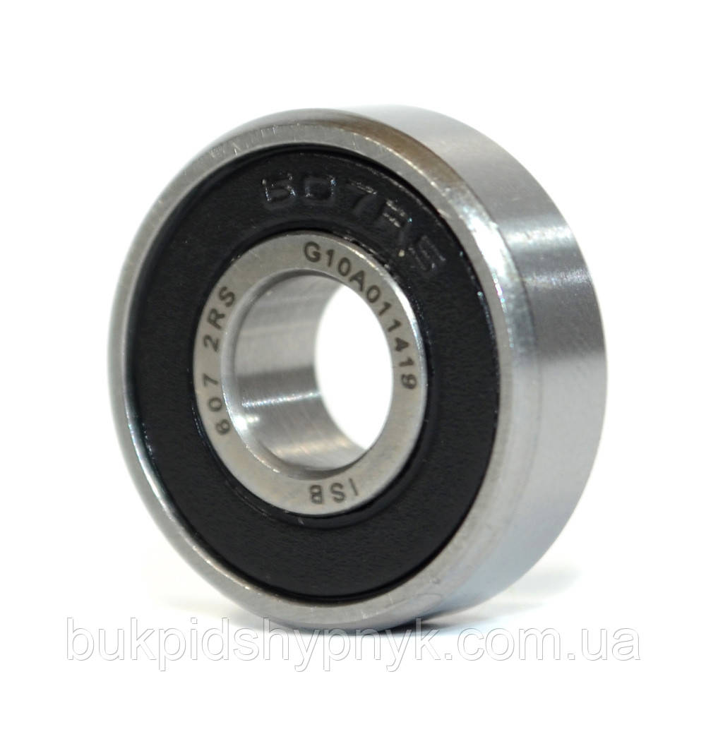 Підшипник кульковий ISB 607 2RS SING (180017) (7x19x6)