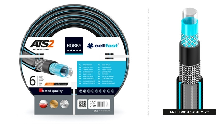 Шланг Cellfast Hobby ATS2       5/8" 25м          16-210