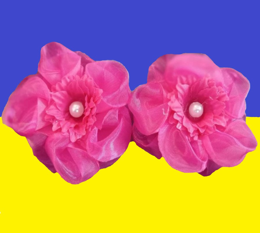 Бант на резинці дитячий (пара)