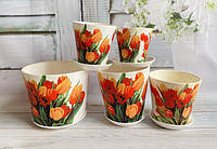 Квіткові горщики, вазони, кашпо