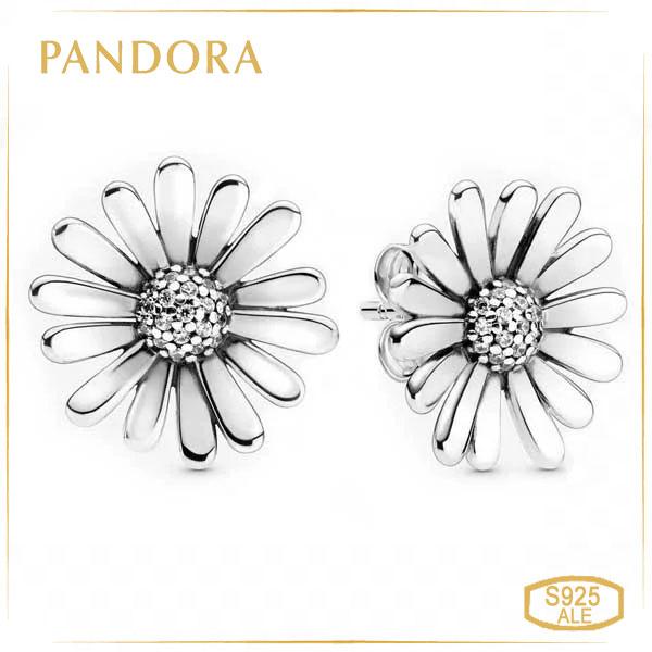 Пандора Сережки гвоздики Маргаритки Pandora 298812C01