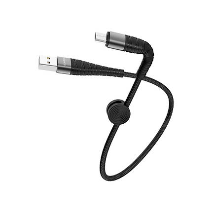 USB кабель Borofone BX32 Micro 0.25m 5A чёрный, фото 2