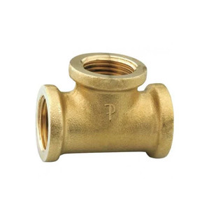 Трійник 1" ВР х 1" ВР х 1" ВР, Pattaroni, латунні різьбові фітинги, фото 1