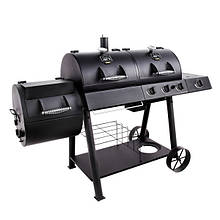Комбінований гриль-коптильня Oklahoma joe's Longhorn Combo Black/Gas Smoker & Grill