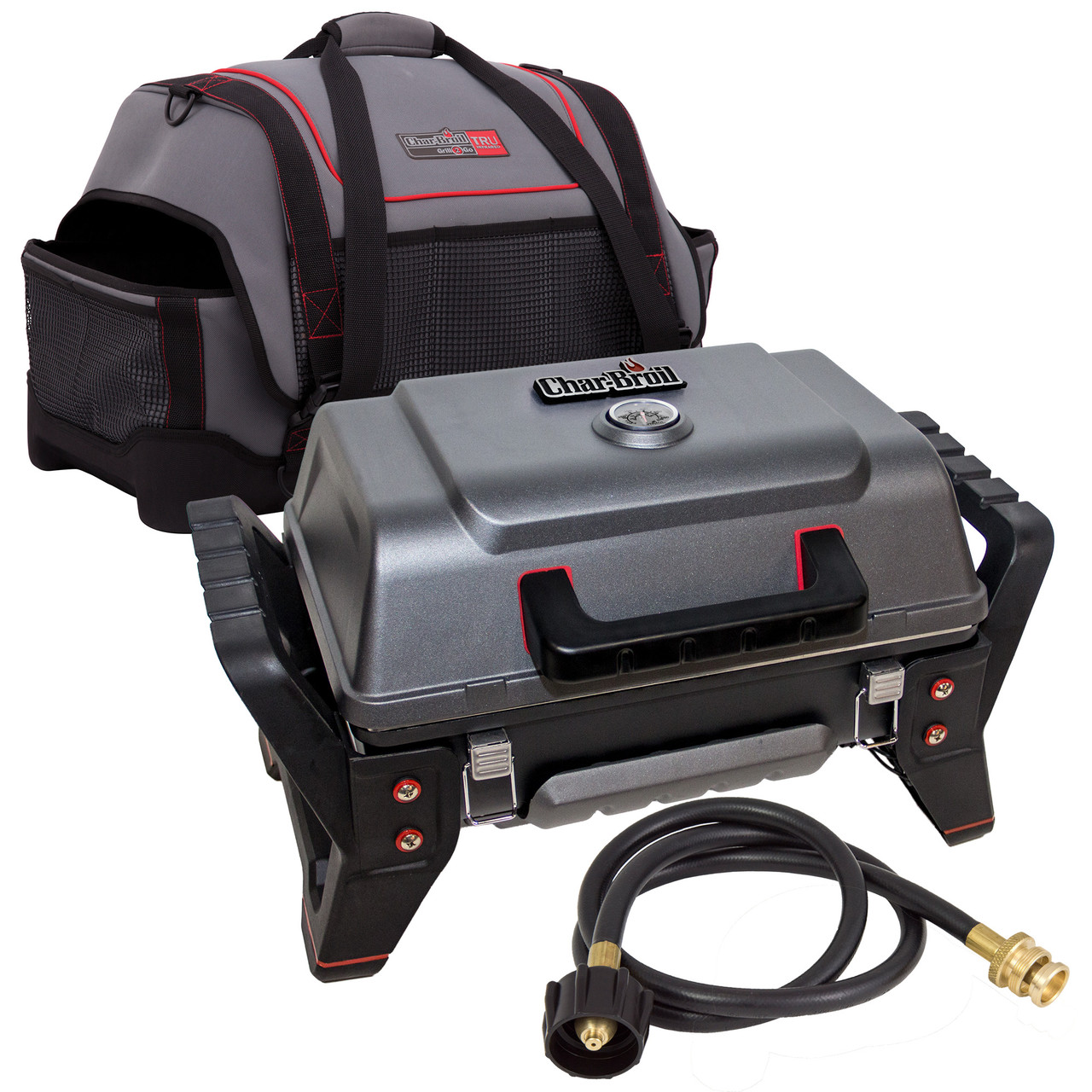 Газовий гриль комплект Char-Broil Grill2Go X200 + Сумка для гриля + Шланг EN