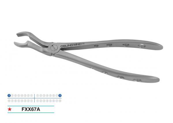 Щипці FXX67А для видалення верхніх 8-8 зубів