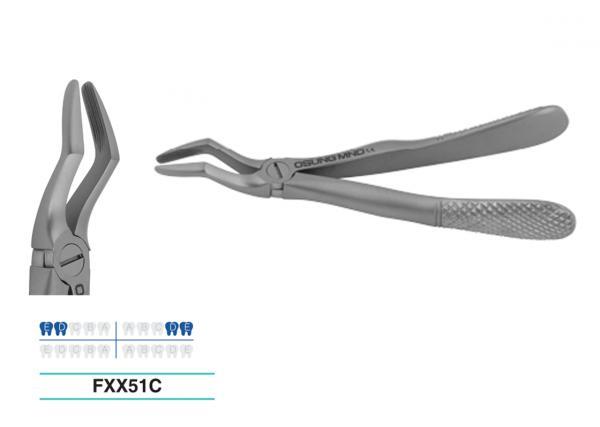 Щипці FXX51C для видалення верхніх 654-456  зубів, дитячі