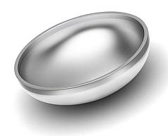 Заглушка сталева еліптична оцинкована Ду 15 (21,3х2)