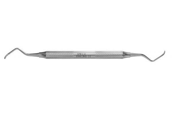 Кюрета хірургічна CSPR 1-2, Prichard 1-2, двостороння, металева ручка.