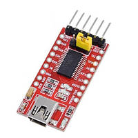 MiniUSB - UART TTL FT232RL 6pin конвертер, Arduino, 102848