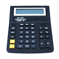 Калькулятор настольный бухгалтерский 20х15см 12-разрядный SDC-888T, 100832