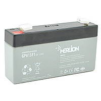 Акумуляторна батарея Merlion agm gp613F1 6 V 1,3 Ah ( 95 x 25 x 50 (55) ) Q40