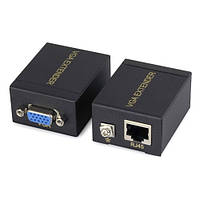 Удлинитель VGA по RJ45 витой паре активный, до 60м, 103837