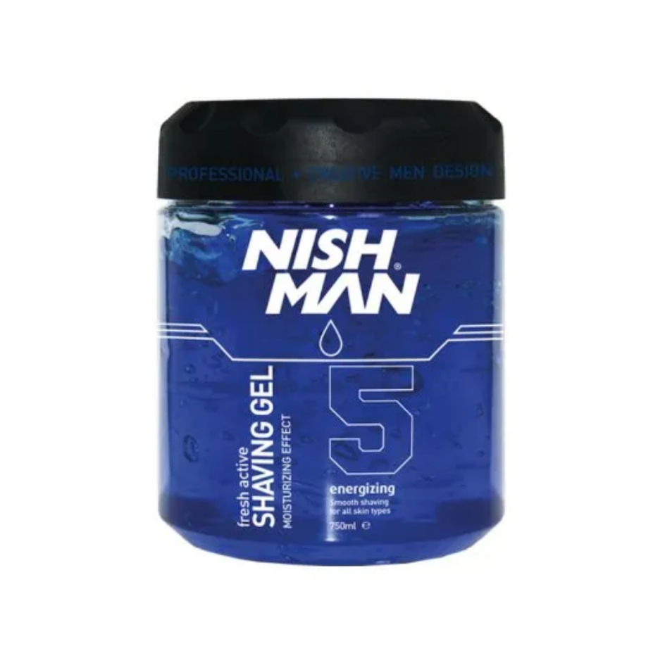 Гель для гоління Nishman Shaving Gel No.5 Fresh Active 750 мл