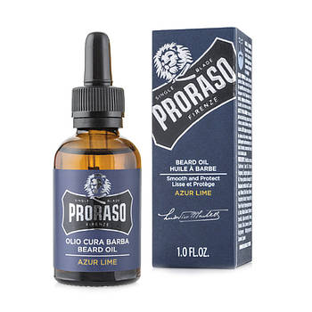 Масло для бороды Proraso Azur Lime Beard oil 30 мл