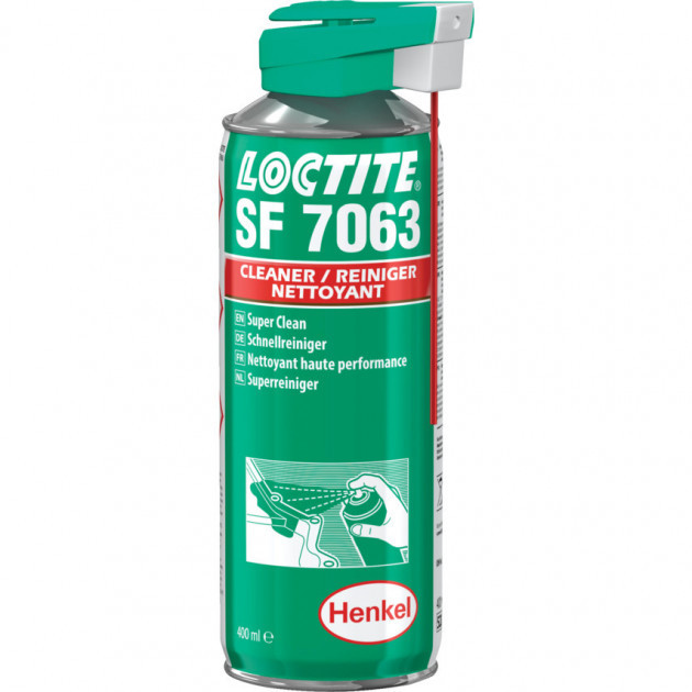 Швидкодіючий очищувач для металів Loctite SF 7063. Спрей (400мл)