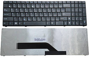 Клавіатура для ноутбука Asus K50 K51 K61 K62 K70 P5 X5 X70 EN чорна БВ