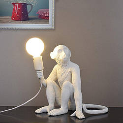 Настільна лампа мавпа monkey 909VXL8051B WH