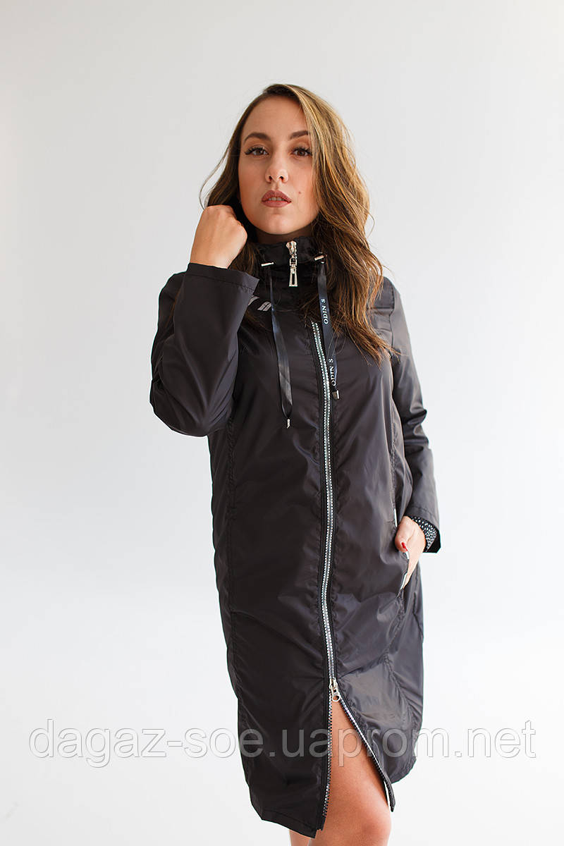 Чорний плащ дощовик - фото 1 - id-p1362431524
