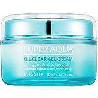 Увлажняющий крем-гель для уменьшения жирности кожи Missha Super Aqua Oil Clear Gel Cream 70 мл (8809530043912)