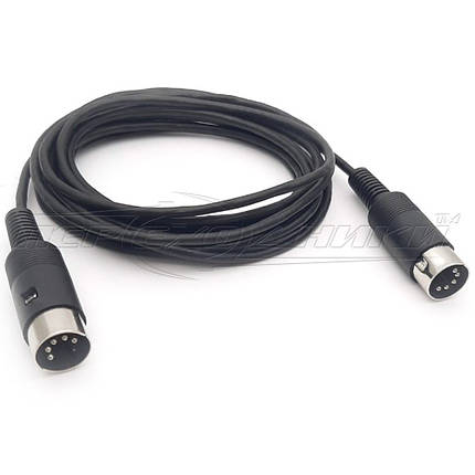 Кабель MIDI 5 pin DIN to 5 pin DIN в екрані, фото 2