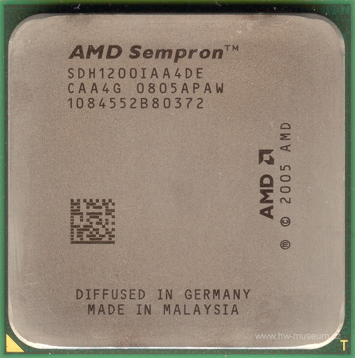 Б/В, Процесор, AMD Sempron LE-1200, sАМ2, 1 ядро, 2.1 гГц