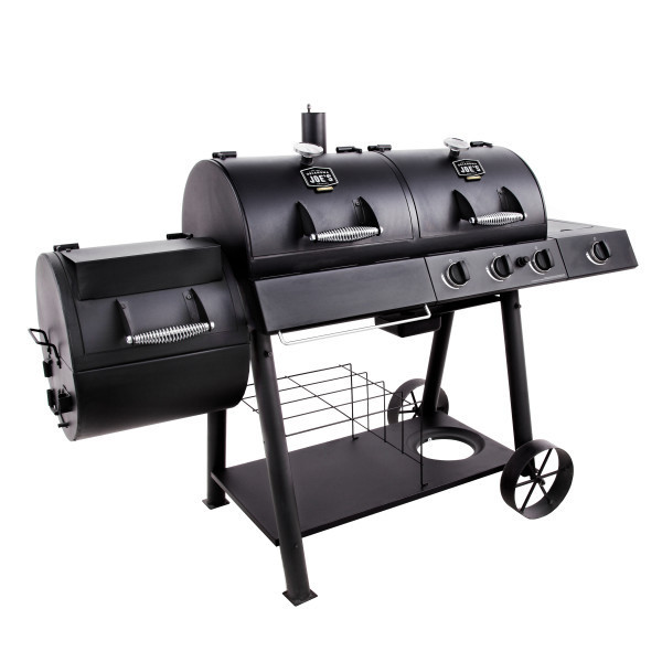 Комбінований гриль-коптильня Oklahoma joe's Longhorn Combo Black/Gas Smoker & Grill