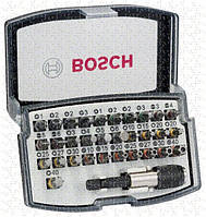 Набор бит Bosch Extra Hard, 32 шт с быстросменным универсальным держателем