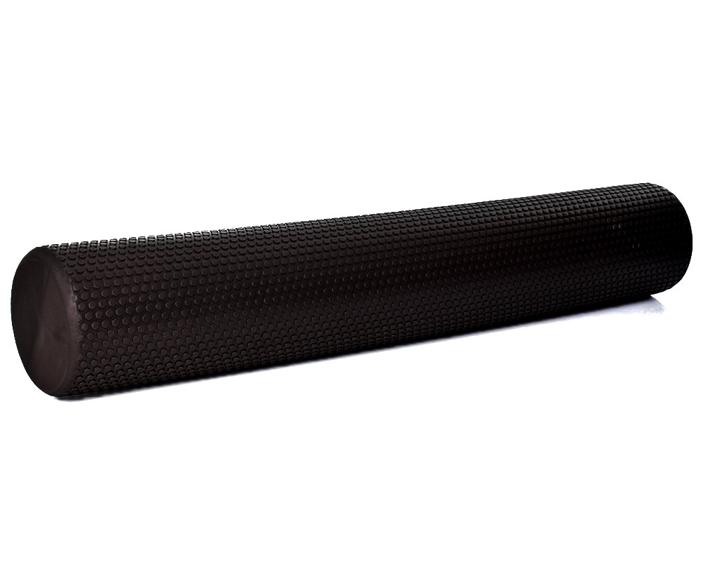 Ролик масажний Foam Roller піна EVA 90 см чорний