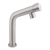 Кухонний кран Lidz Lidz (NKS) 01 04 003 00 сталевий на одну воду.
