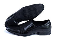 Классические демисезонные мужские туфли из натуральной кожи без шнурков, нарядные мужские туфли