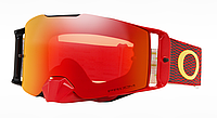 Маска мотоциклетна Oakley Front Line MX Equalizer Red Yellow Лінза Prizm MX Torch Iridium