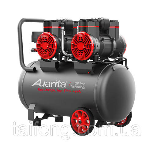 Безмасляний компресор 50л AUARITA 2-1450X2F50