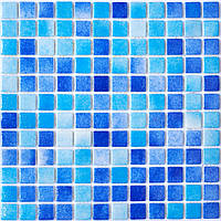 Мозаїка MX25-2/02/03 синій блакитний мікс облицювальна для ванної, душової, кухні
