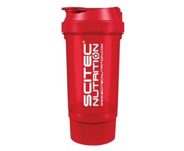 Шейкер Scitec Nutrition Traveller Shaker RED 2 in 1 500 ml