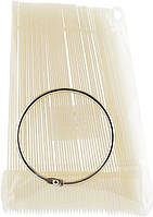 Палітра для зразків лаку на кільці Овал Молочні (50 пелюсток)