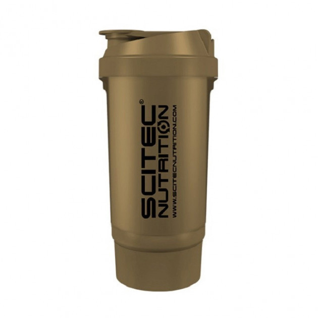 Шейкер Scitec Nutrition Traveller Shaker GOLD 2 in 1 500 ml