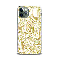 Чохол силіконовий для Apple iPhone (Золота олійна фарба) 5s/SE2020/6s+/7plus/8+/X/XsMax/Xr/11Pro/12mini5G