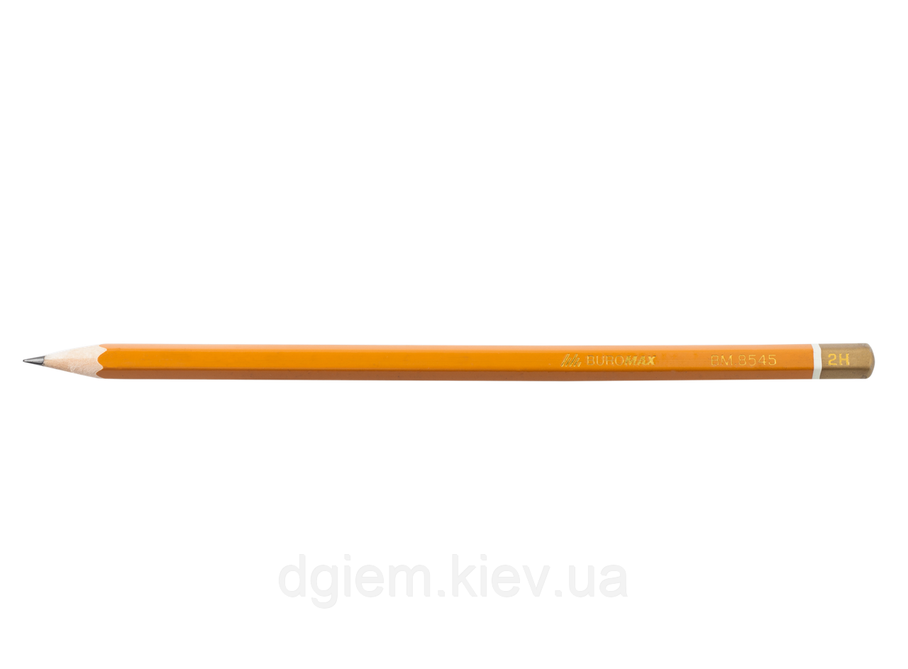 Олівець графітовий PROFESSIONAL 2H без гумки BM.8545-12