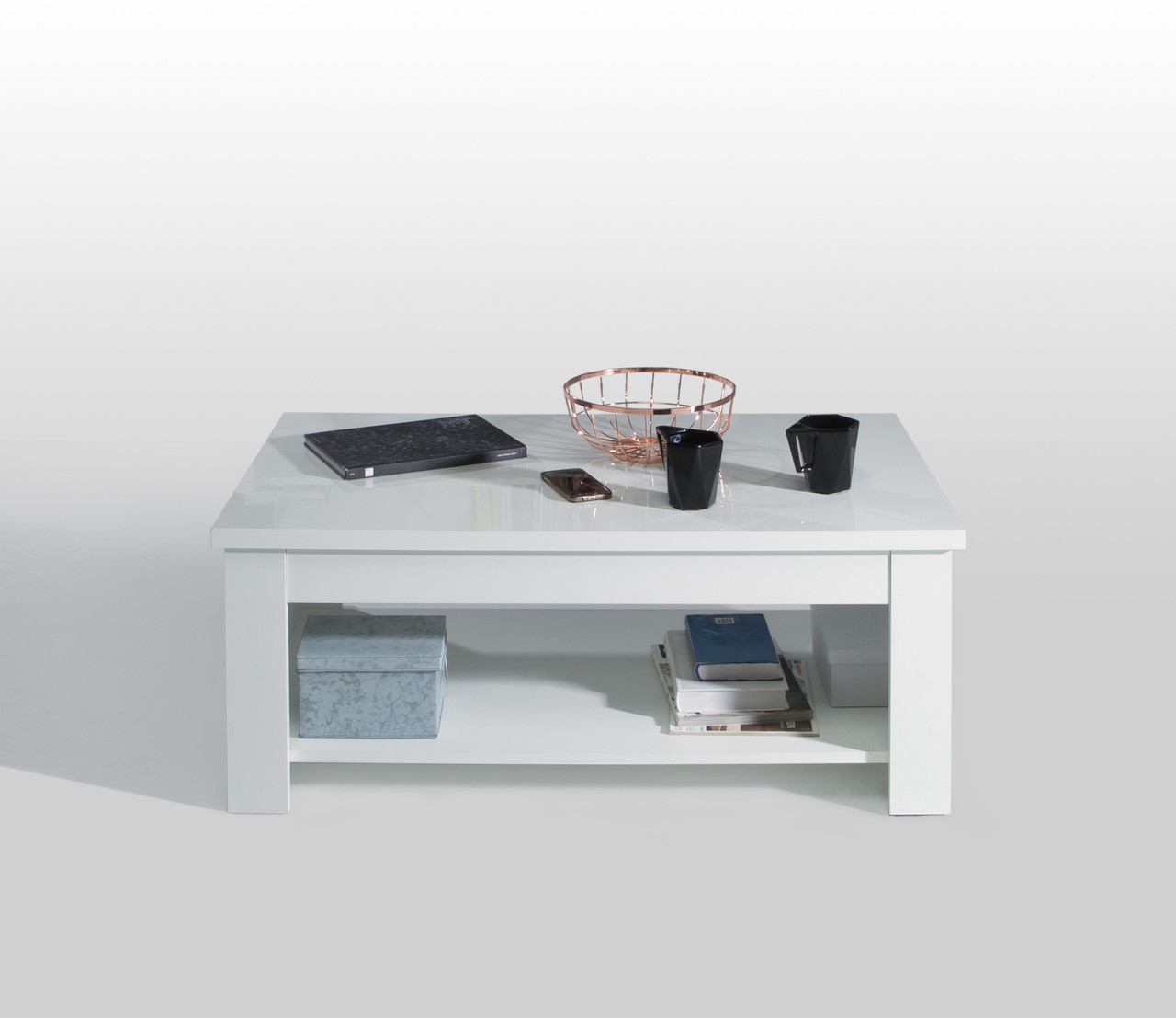 Журнальний столик DURT511-C04 COFFEE TABLES FORTE білий