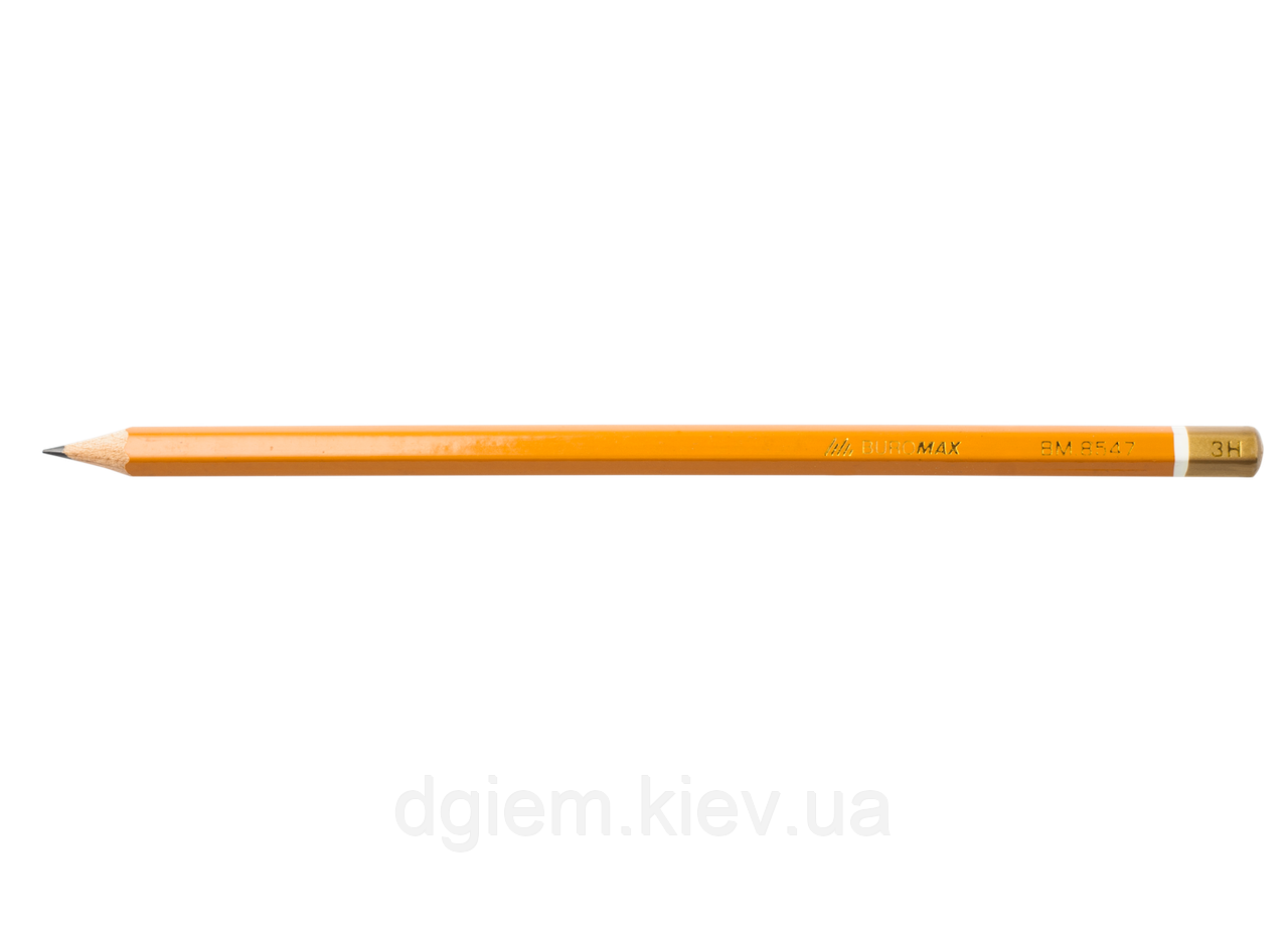 Олівець графітовий PROFESSIONAL 3H без гумки BM.8547-12