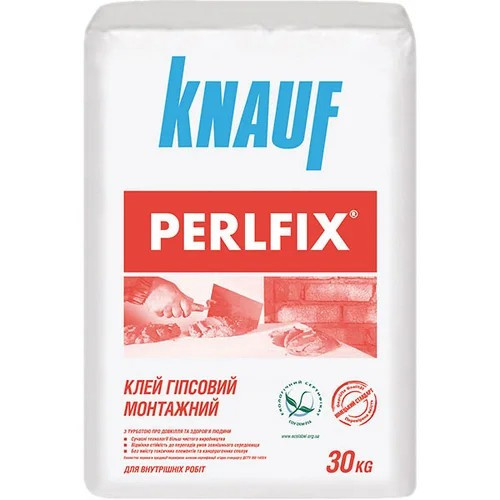 Клей для гіпсокартону KNAUF PERLFIX 30 кг. КНАУФ Перлфікс