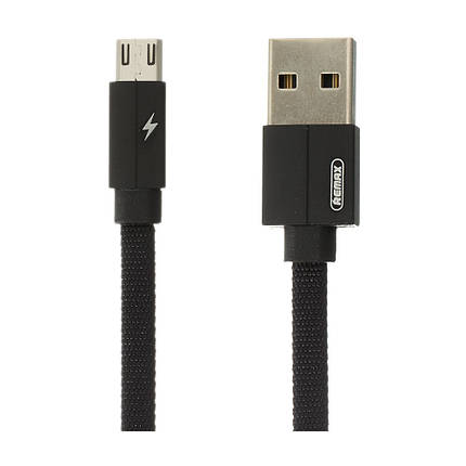 USB кабель Remax RC-094m 1m Micro чёрный, фото 2