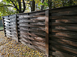 Фарбування та перефарбування дерев'яних парканів