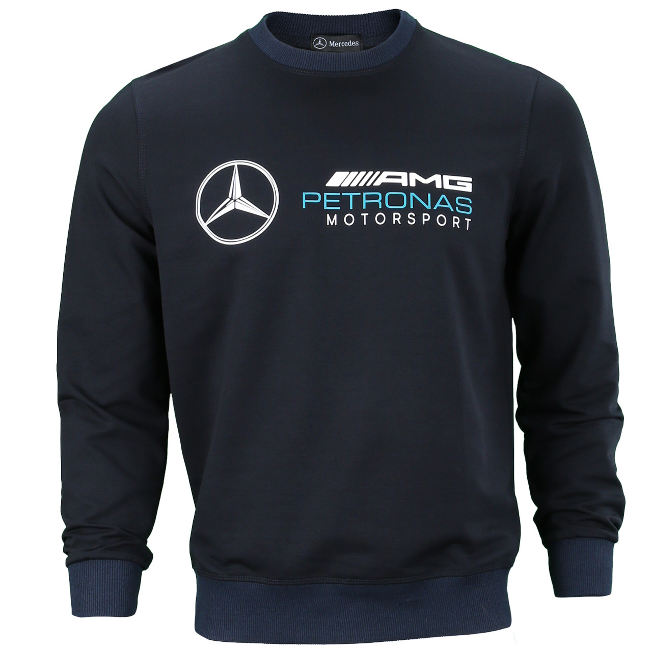 Світшот чоловічий т синій MERCEDES з лого DBLU S (Р) 21-209-002
