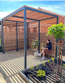 Навіс, альтанка в стилі шале для дому від виробника